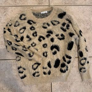 Leopard print sweater